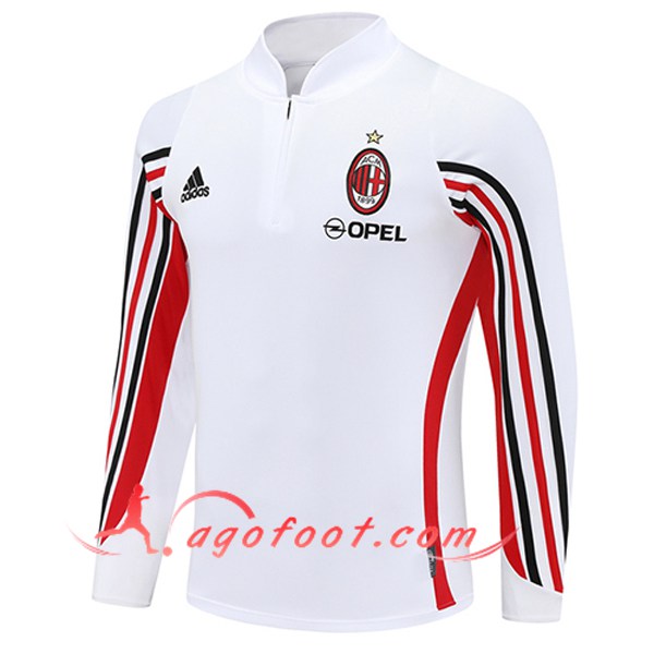 Sweatshirt Training Milan AC Blanc/Rouge/Noir 2025/2026