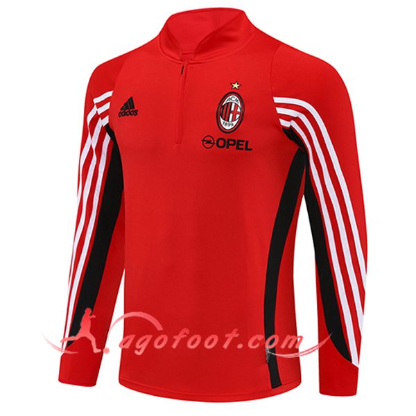 Sweatshirt Training Milan AC Rouge/Noir/Blanc 2025/2026