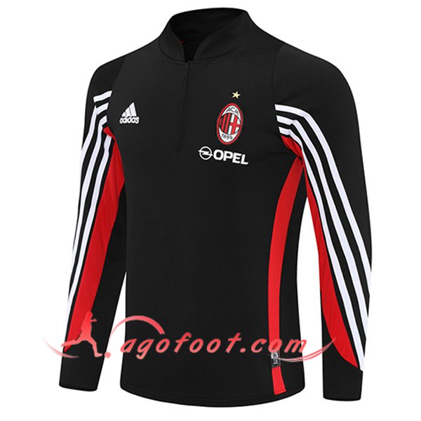 Sweatshirt Training Milan AC Noir/Blanc/Rouge 2025/2026