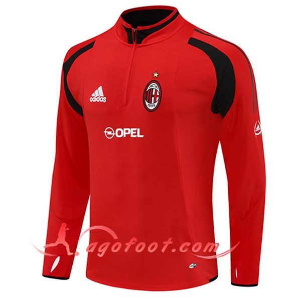 Sweatshirt Training Milan AC Rouge/Noir 2025/2026