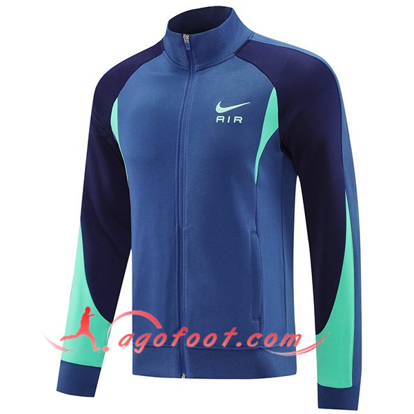 Veste Foot Nike Bleu/Vert 2025/2026 -02