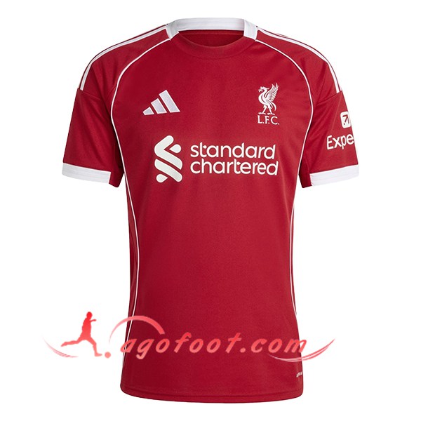 Nouveau Maillot de Foot FC Liverpool Domicile 2025/2026