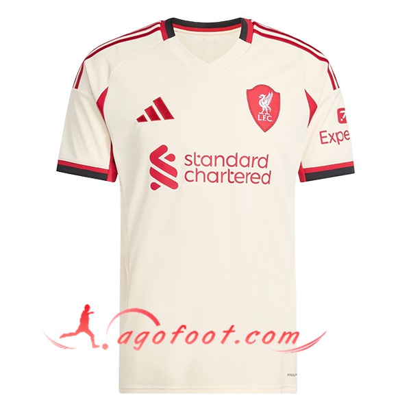 Nouveau Maillot de Foot FC Liverpool Exterieur 2025/2026