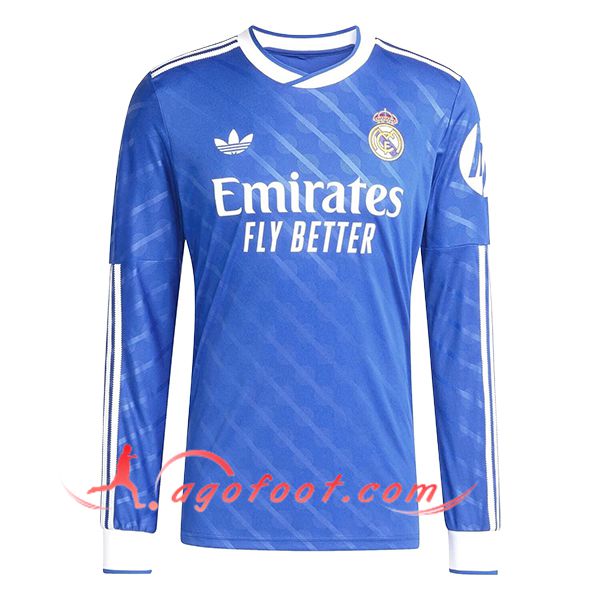 Nouveau Maillot de Foot Real Madrid Third Manches Longues 2025/2026