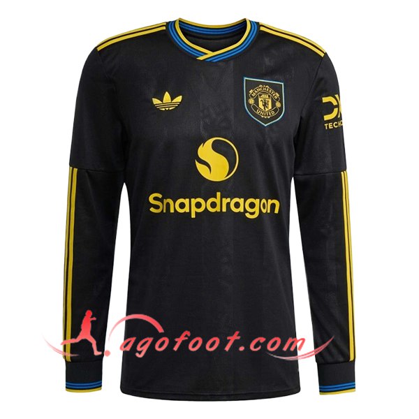 Nouveau Maillot de Foot Manchester United Third Manches Longues 2025/2026