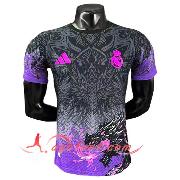Maillot de Foot Real Madrid Special Edition Noir/Pourpre 2025/2026