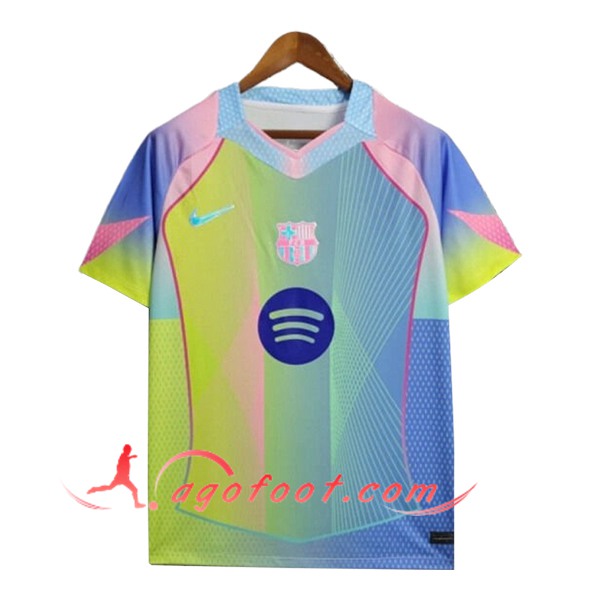 Maillot de Foot FC Barcelone Special Edition Vert/Rose 2025/2026