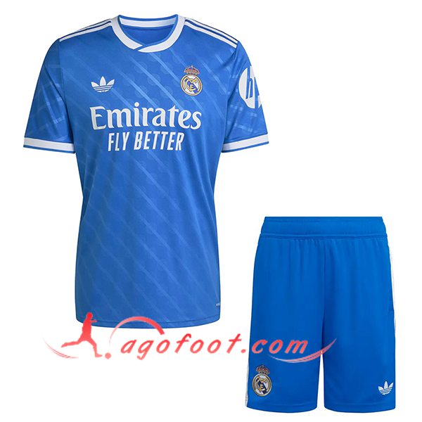 Nouveau Maillot de Foot Real Madrid Enfant Third 2025/2026