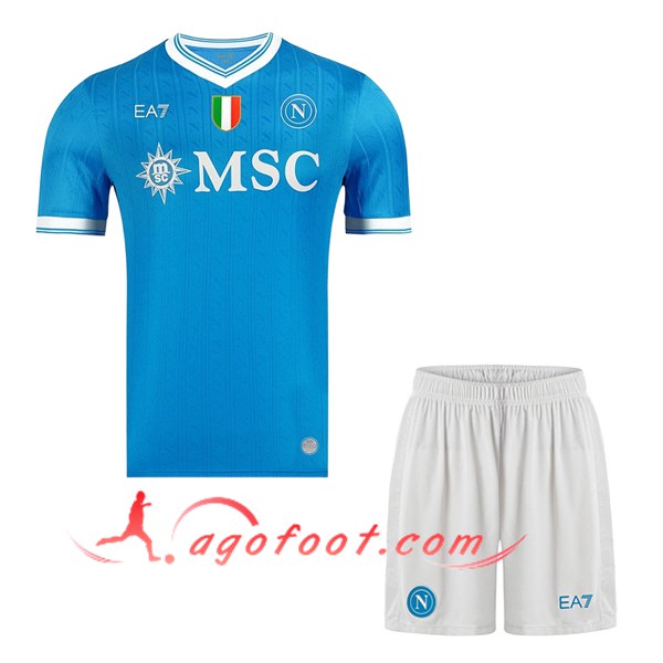 Nouveau Maillot de Foot SSC Naples Enfant Domicile 2025/2026