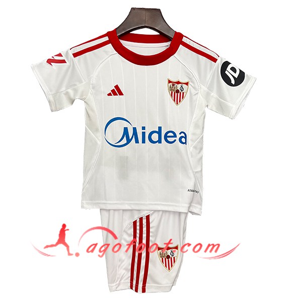 Nouveau Maillot de Foot Sevilla FC Enfant Domicile 2025/2026