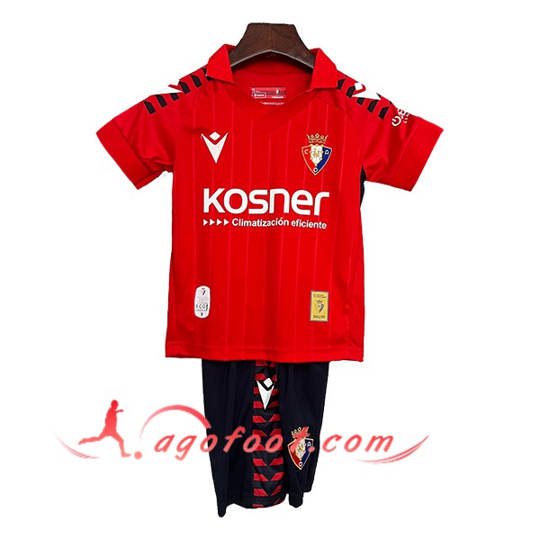 Nouveau Maillot de Foot Osasuna Enfant Domicile 2025/2026