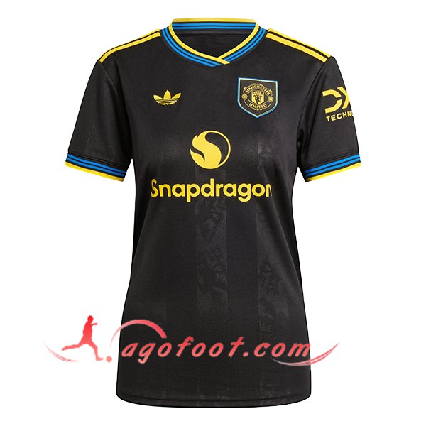 Nouveau Maillot de Foot Manchester United Femme Third 2025/2026