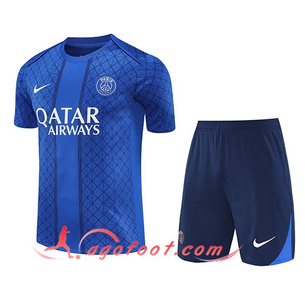 Ensemble Training T-Shirts PSG Bleu 2025/2026