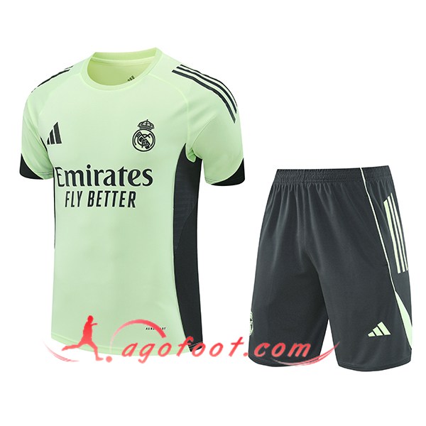 Ensemble Training T-Shirts Real Madrid Vert/Noir 2025/2026 -02