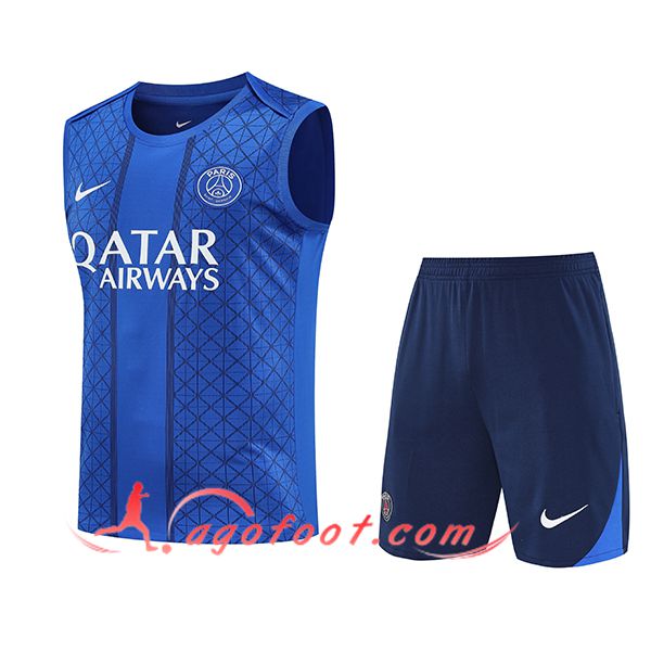 Ensemble Training Debardeurs PSG Bleu 2025/2026