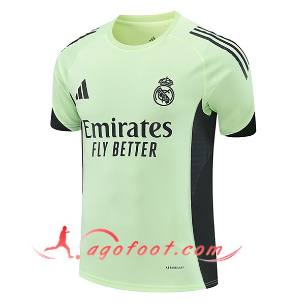Training T-Shirts Real Madrid Vert/Noir 2025/2026 -02