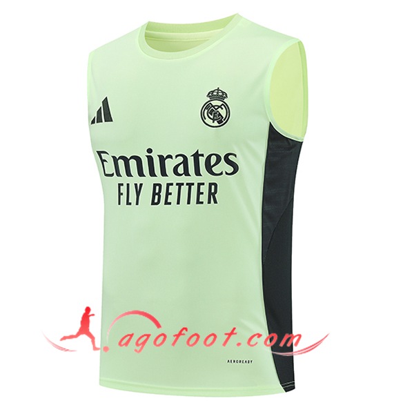 Training Debardeurs Real Madrid Vert/Noir 2025/2026