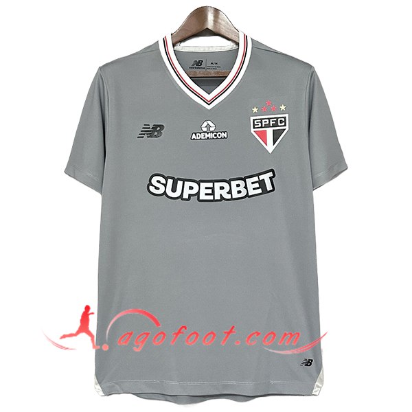 Training T-Shirts Sao Paulo FC Gris 2025/2026 -03
