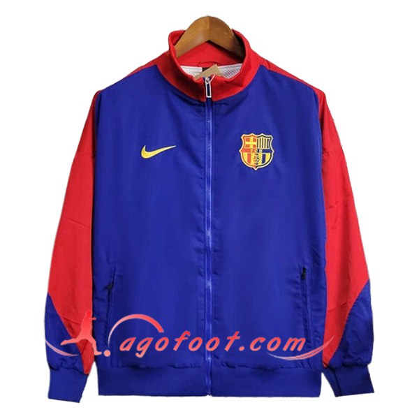 Coupe-Vent FC Barcelone Rouge/Bleu 2025/2026 -02