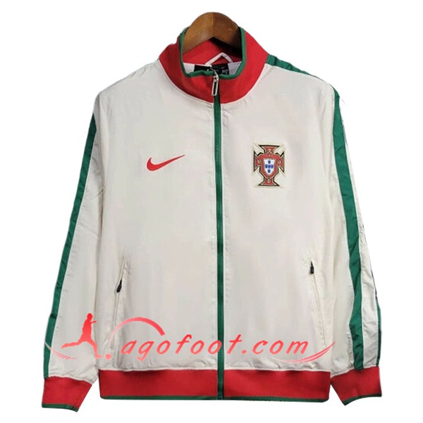 Coupe-Vent Portugal Blanc/Rouge/Vert 2025/2026