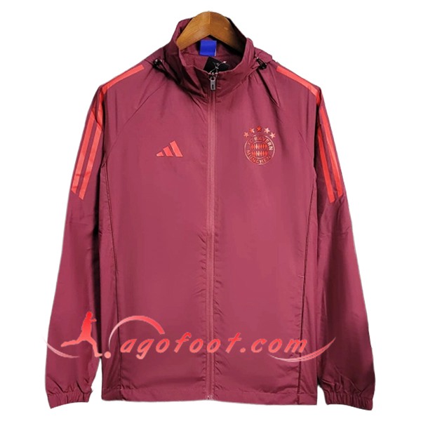 Coupe-Vent Bayern Munich Rouge 2025/2026