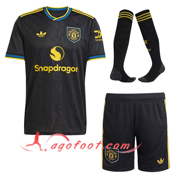 Ensemble Maillot Manchester United Third (Short + Chaussettes) 2025/2026