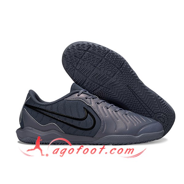 Nike Chaussures de Foot Legend 10 Academy IC Gris Foncé