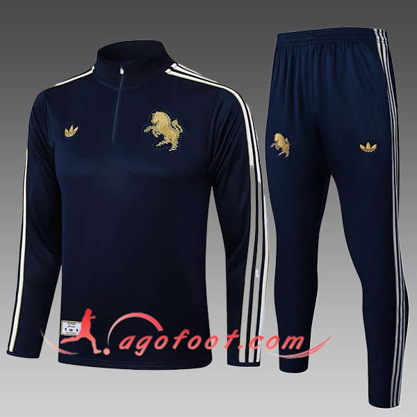 Ensemble Survetement de Foot Juventus Enfant Bleu/Blanc 2025/2026