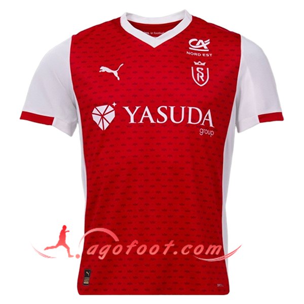 Nouveau Maillot de Foot Stade Reims Domicile 2025/2026