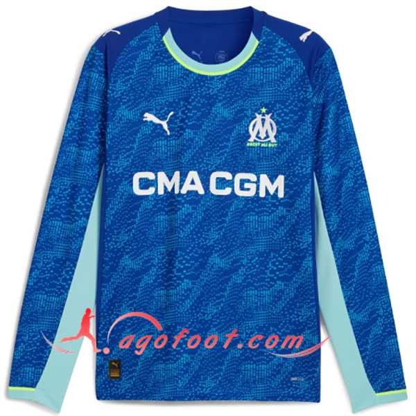 Nouveau Maillot de Foot Marseille OM Third Manches Longues 2025/2026