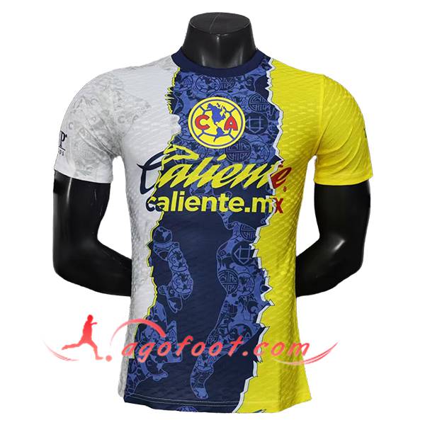 Maillot de Foot Club America Special Edition Bleu/Jaune/Blanc 2025/2026