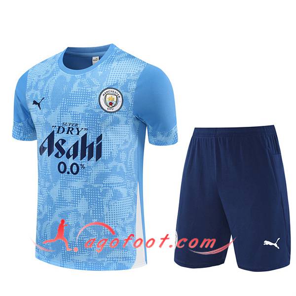 Ensemble Training T-Shirts Manchester City Bleu 2025/2026 -03