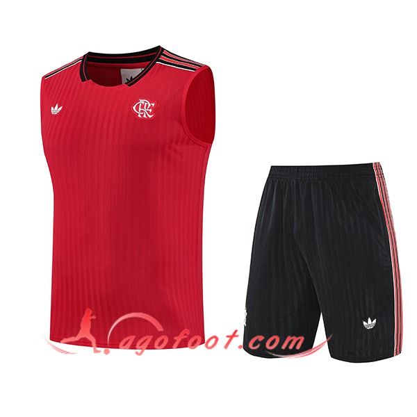 Ensemble Training Debardeurs Flamengo Rouge/Noir 2025/2026