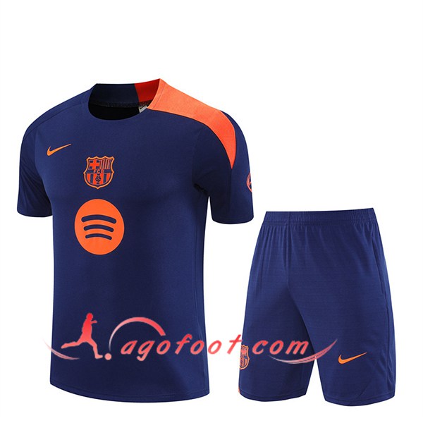 Ensemble Training T-Shirts FC Barcelone Pourpre/Orange 2025/2026