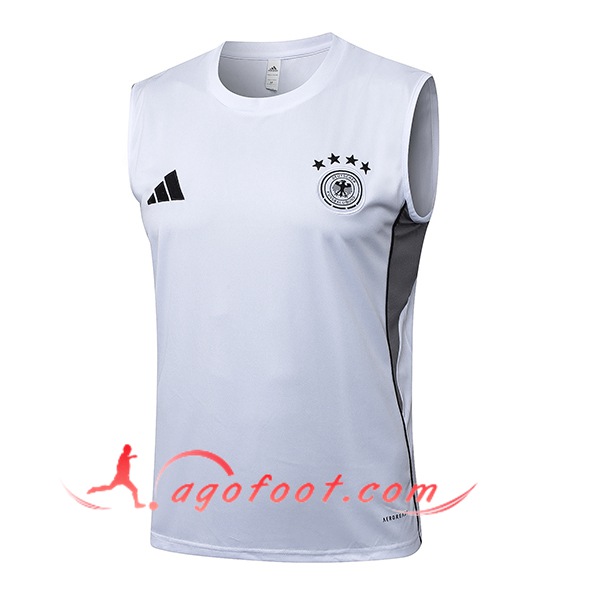 Training Debardeurs Allemagne Blanc/Gris 2025/2026