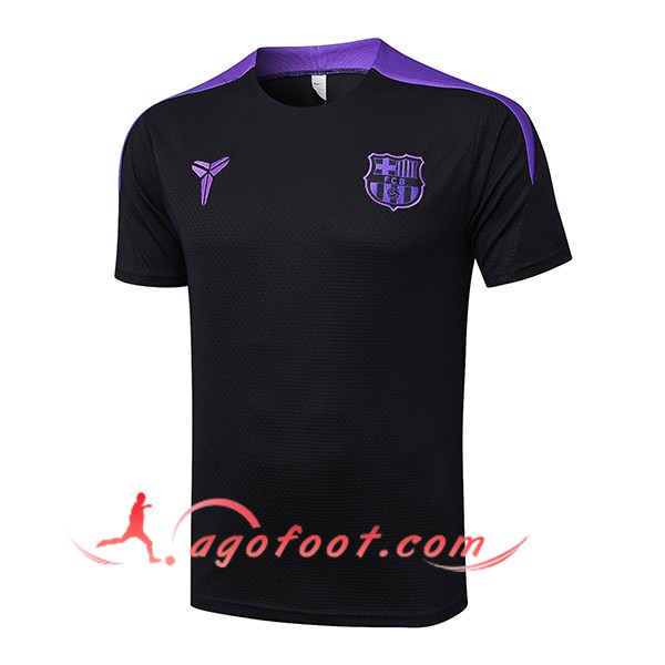 Training T-Shirts FC Barcelone Noir/Pourpre 2025/2026
