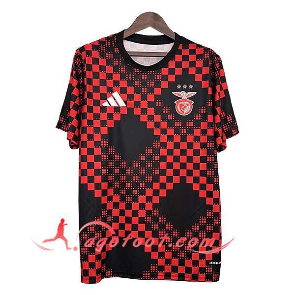Training T-Shirts S.L.Benfica Rouge/Noir 2025/2026 -02