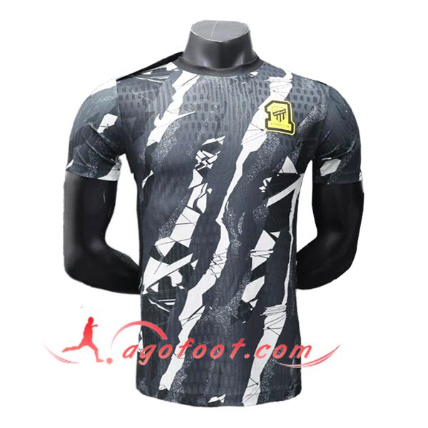 Training T-Shirts Al-Ittihad Gris/Blanc 2025/2026