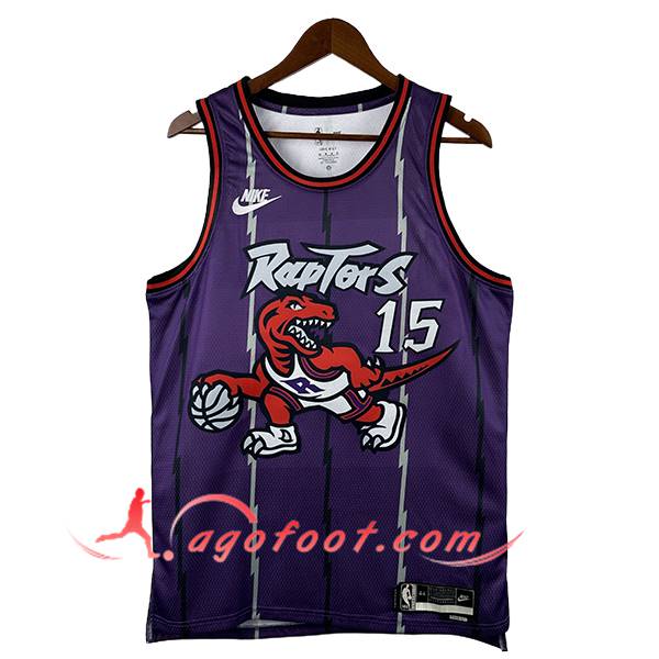 Maillot Toronto Raptors (CARTER #15) 2025/26 Pourpre/Blanc