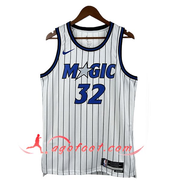 Maillot Orlando Magic (O'NEAL #32) 2025/26 Blanc/Bleu/Noir