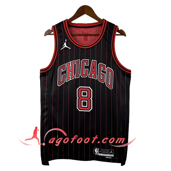 Maillot Chicago Bulls (LAVINE #8) 2025/26 Noir/Rouge