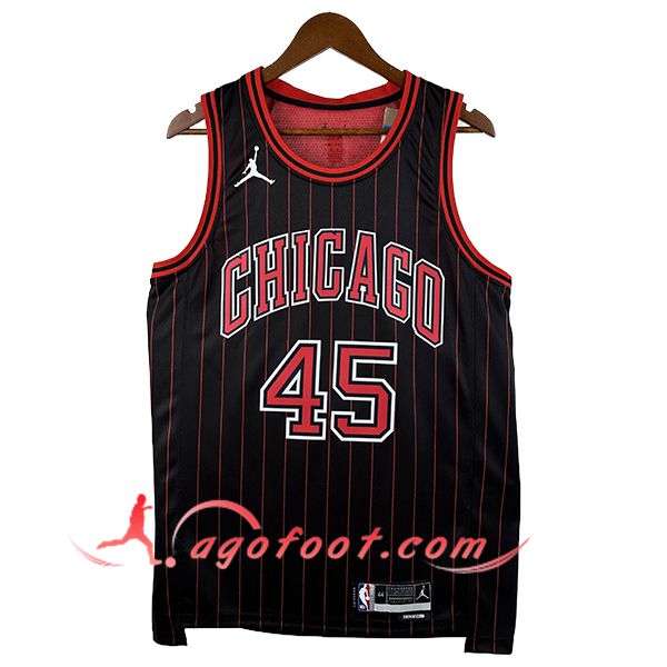Maillot Chicago Bulls (JORDAN #45) 2025/26 Noir/Rouge -02