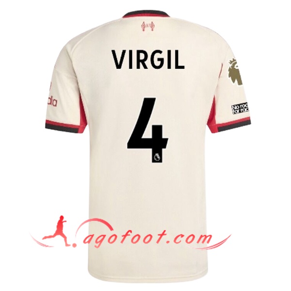 Maillot de Foot Liverpool (VIRGIL #4) 2025/2026 Exterieur