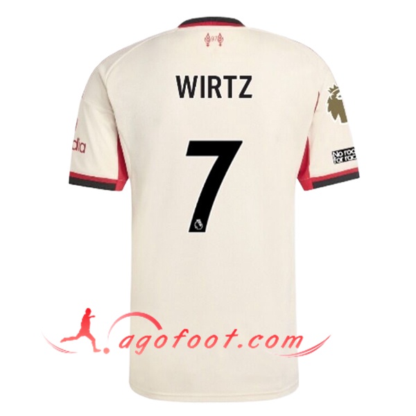Maillot de Foot Liverpool (WIRTZ #7) 2025/2026 Exterieur
