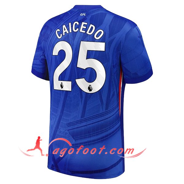Maillot de Foot Chelsea (CAICEDO #25) 2025/2026 Domicile