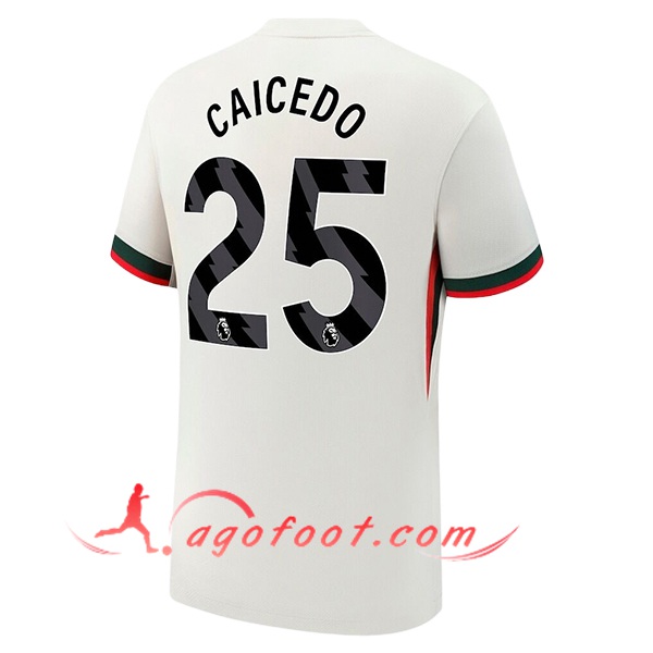 Maillot de Foot Chelsea (CAICEDO #25) 2025/2026 Exterieur