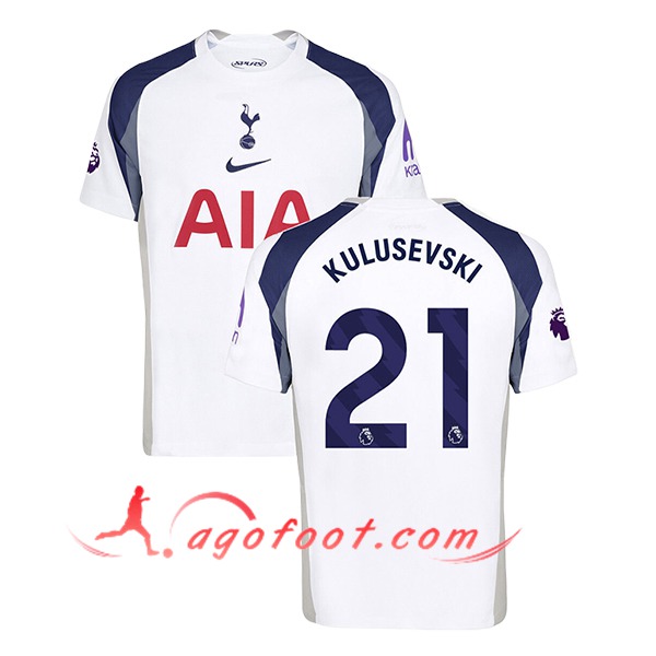 Maillot de Foot Tottenham Hotspur (KULUSEVSKI #21) 2025/2026 Domicile