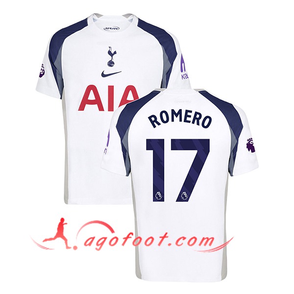 Maillot de Foot Tottenham Hotspur (ROMERO #17) 2025/2026 Domicile