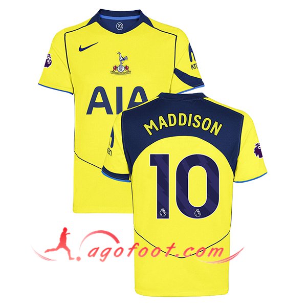 Maillot de Foot Tottenham Hotspur (MADDISON #10) 2025/2026 Third