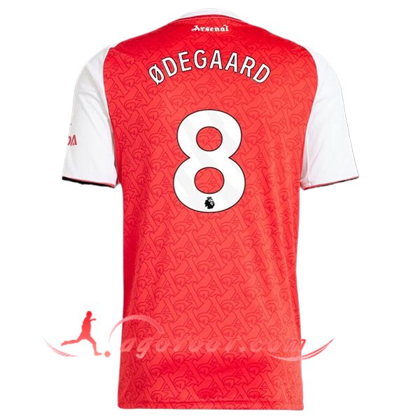 Maillot de Foot Arsenal (ØDEGAARD #8) 2025/2026 Domicile